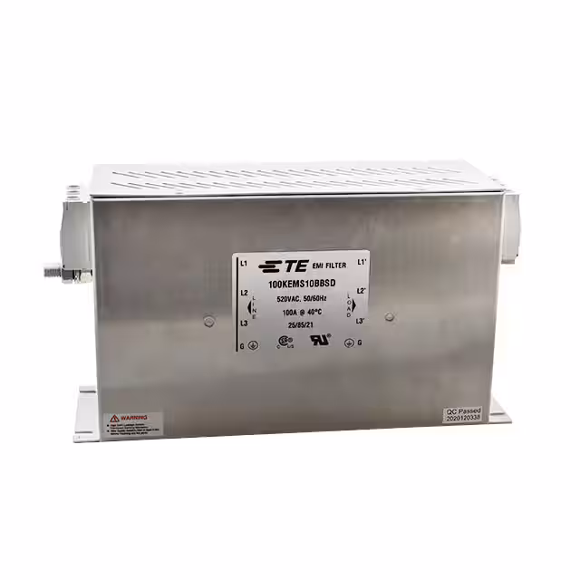 100KEPS10BBSW TE Connectivity Corcom Filters  Moduli di filtro di linea di alimentazione